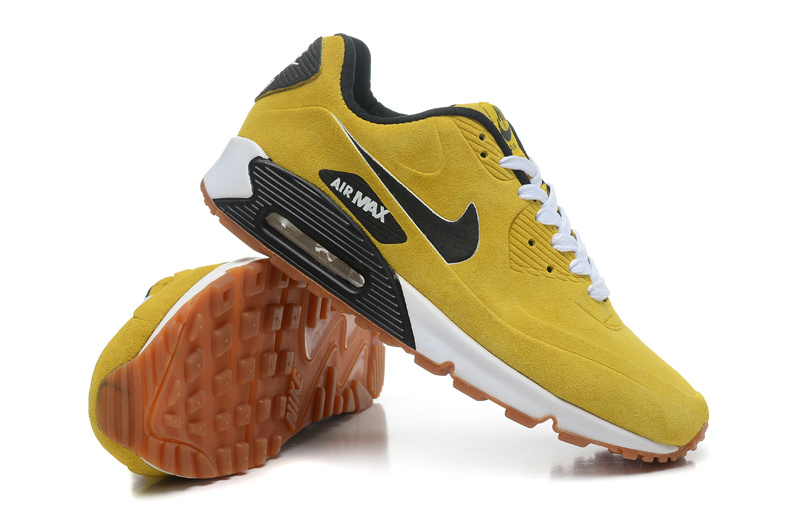 Nike Air Max Shoes Womens Earthy Yellow/Black Online